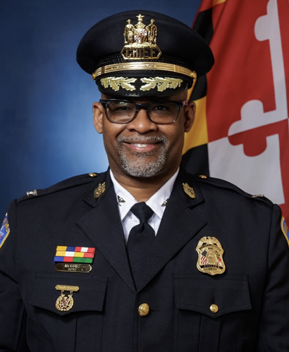 Chief Glend McGuire Jr. in dress uniform